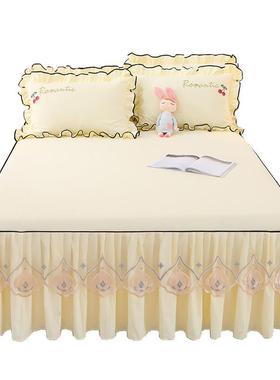 版公主F96STS85床罩床式单件席梦裙思保.护套防滑荷叶边15m1.韩8