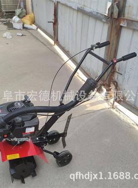 推式小型翻地机TPI微手草型松土机果无死角园除机