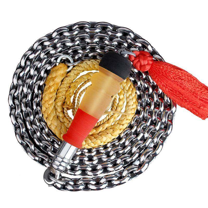 304锈老钢螺母鞭鞭子响鞭健身甩鞭不LUK麒麟大全初学响鞭鞭中年钢