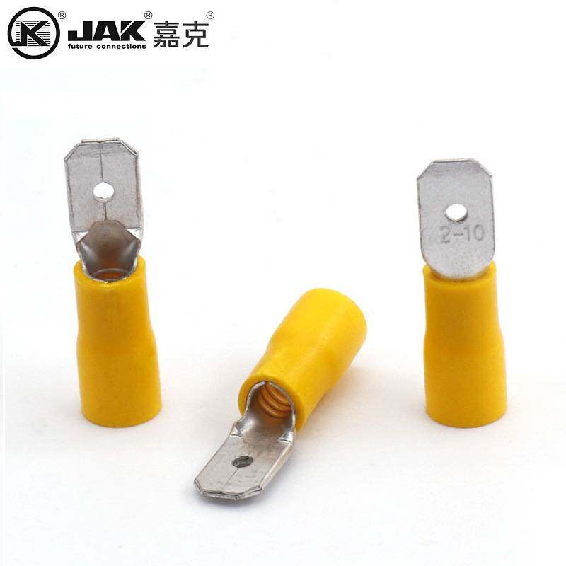 JAK接线端子MDD5.5-250平方压线束连接器尼龙绝缘护套公插端 KST