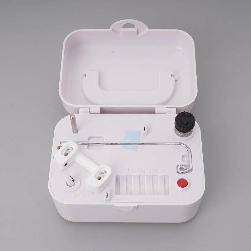 新款家用电动绕器小型色缝纫线线芯绕QOK线器白工业机梭梭芯绕线