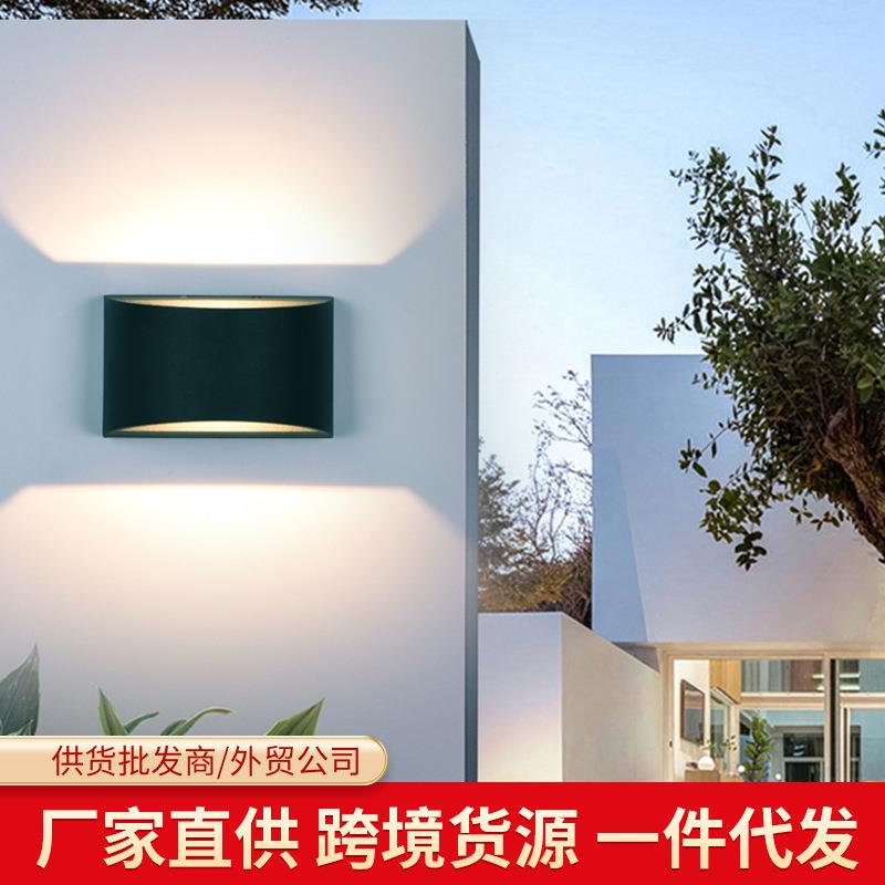 客厅约卧室人体感应双头灯服装代店酒店现壁简LED壁ODN灯过道装饰