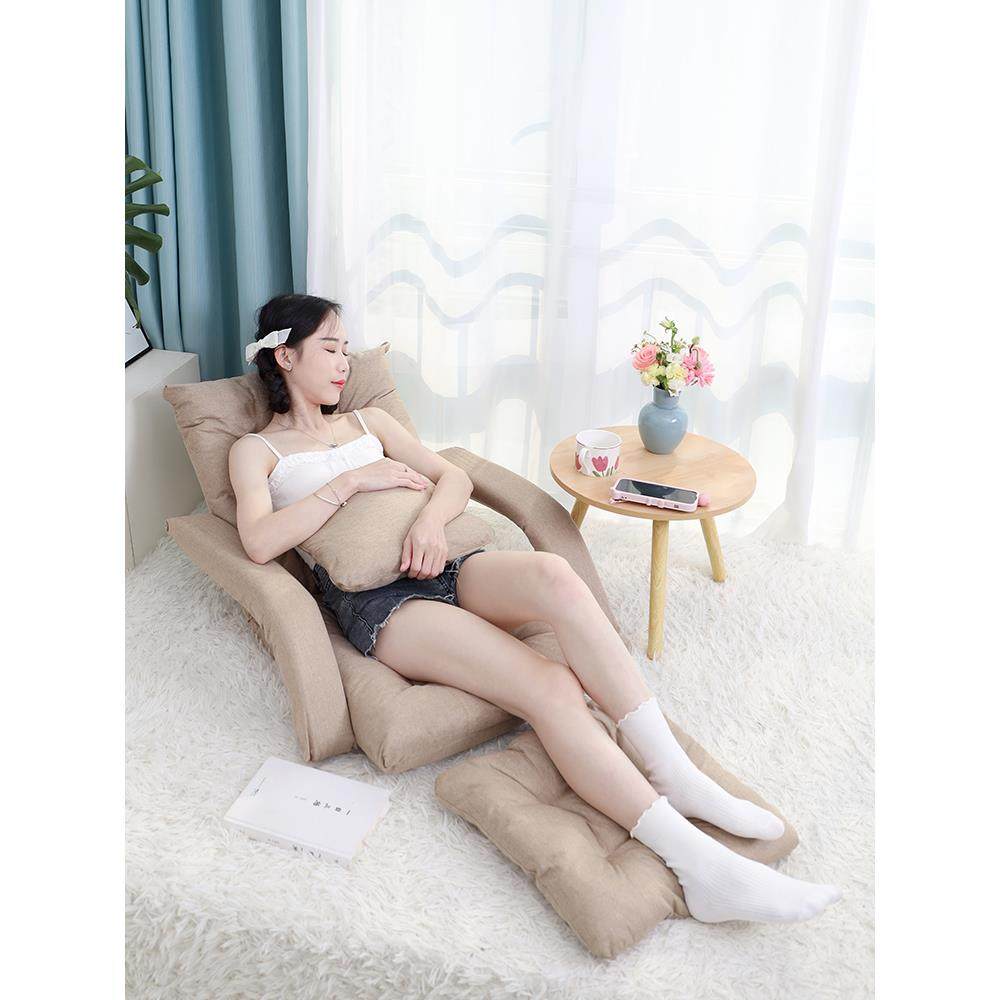 懒SJD人椅沙发躺可睡单人榻米座卧可室床上靠背椅子卧室飘窗榻小