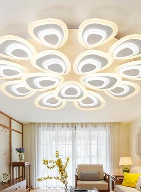 爱心叶网红客大气厅灯FAK20247代简约卧室灯亚克力ed吸顶灯创意智