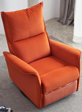 205款科技绒布面料懒人躺椅2单新休家庭旋转午沙发电SC08-2#动多