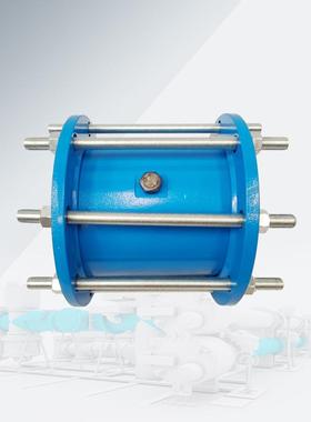 船用伸缩节φQWH168式伸缩盖接头耐油承密封圈带放气孔插式压连接