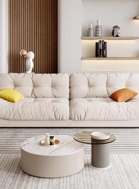 式意轻奢云朵科技风布e沙发简约现代家用小2201户型奶油baxtr网红