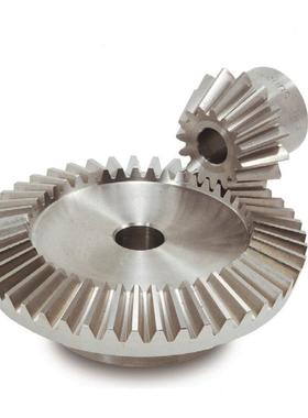 1:1JEE伞形齿轮45#钢不锈钢标准孔锥齿轮901模2模3度4模5模模6模