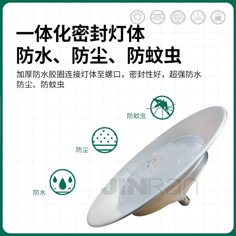 工矿灯LED感应厂三e防飞碟灯2TFB7螺口灯泡超亮工厂仓库房灯大功