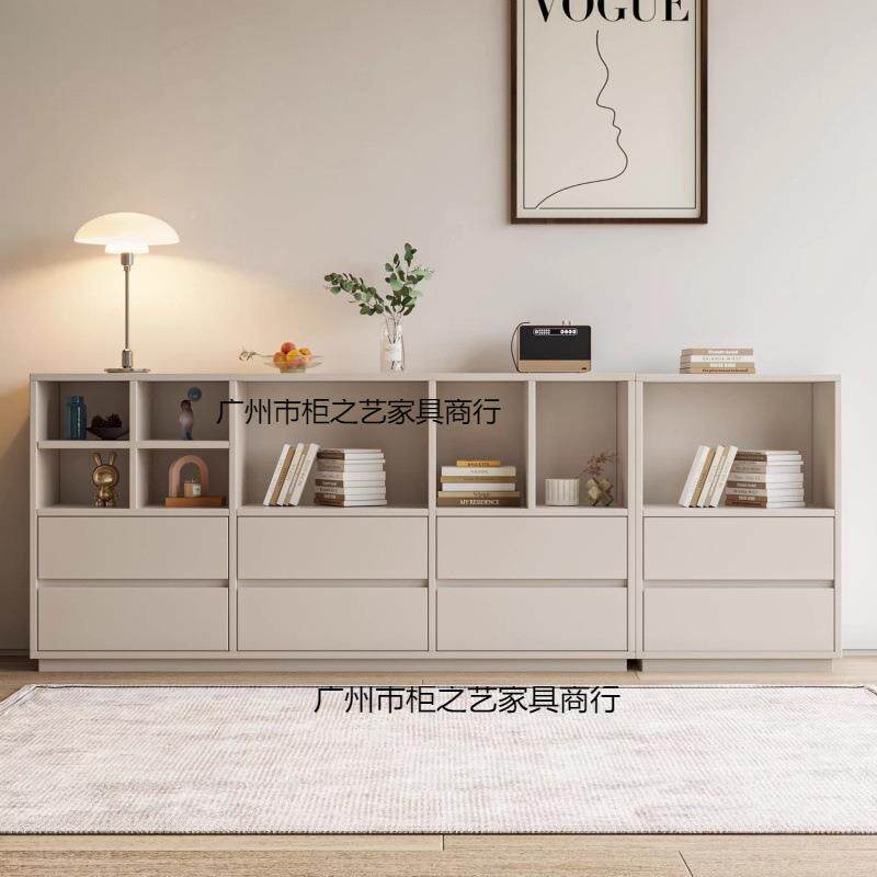 极简现代电卧室组合柜落地书柜视柜客厅斗柜收纳储物柜无品牌/餐