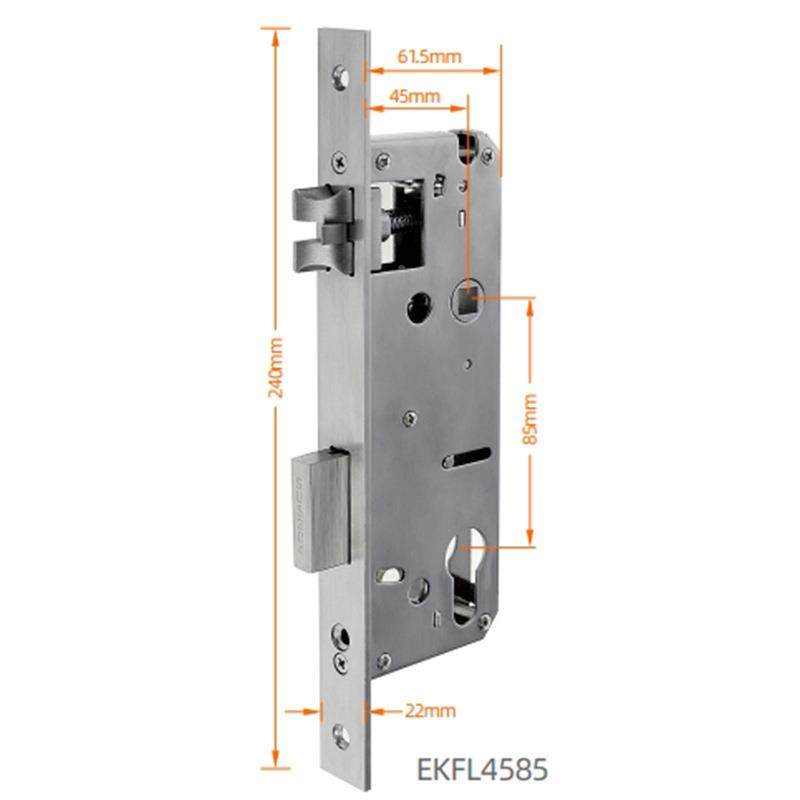 5型指纹码锁平开阳台门锁体庭家8用无品牌/院推拉断桥铝防水专密