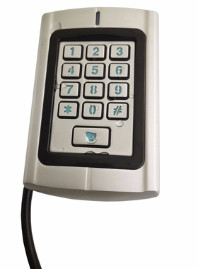 5000用户ID卡金属门禁一体机，夜光密码键盘，防水防拆，短路保护
