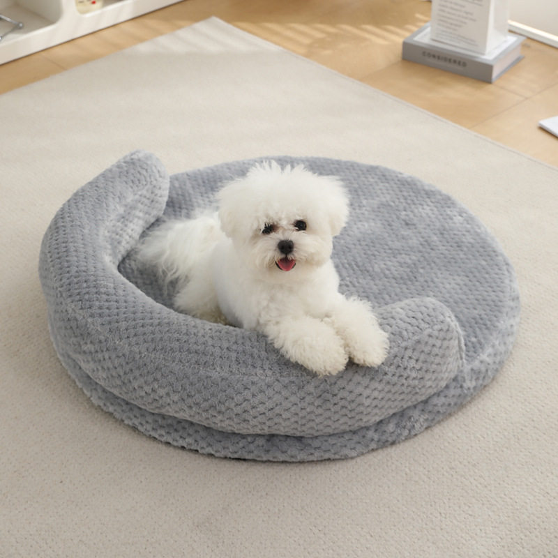 Large dog bed, cat bed, pet cushion, dog cushion, pineapple pattern, winter warmth pet cushion, comfortable dog bed, pet nest cushion