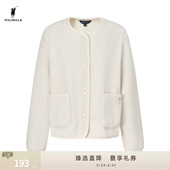 淑女风外套衣 摇粒绒气质时尚 POLOWALK旗舰店女式 外套保罗秋冬新品