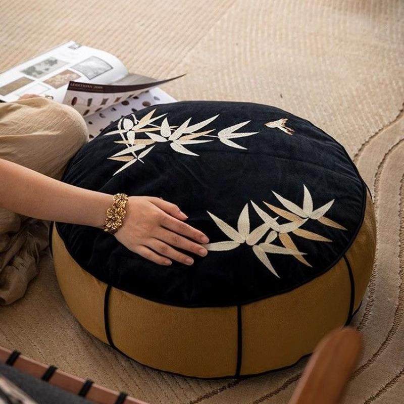 巴山竹夜坐墩刺绣蒲团坐垫加厚榻榻米客厅地上懒人沙发可拆洗布艺,鲜花速递/花卉仿真/绿植园艺,割草机/草坪机,淘宝优惠券,粉丝福利购,淘宝优惠卷