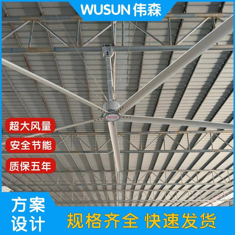 伟森永磁工业大吊扇 3.3-7.3米车间仓用超大型节能大风扇量大优惠