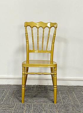 厂家节竹OBI椅婚竹礼椅婚庆户外节餐椅金色酒店会家用拿破宴仑椅