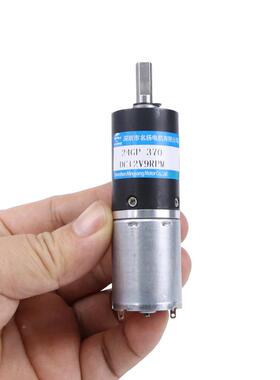 名扬微型v直流电速机行星齿轮2412v6伏低速慢速大扭力375710减小