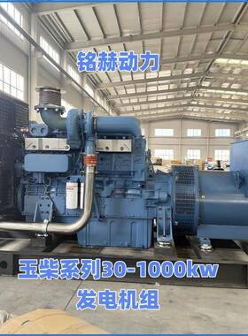 玉柴3PUO0-机100kw柴油发0电机组用于算力心工厂电中站养殖应急