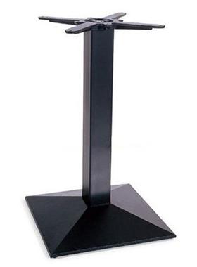 加铁板冲压座底盘黑色ECN铸铁餐铁桌脚铸铁底钢厚板冲压铸吧台底