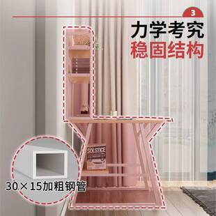 书桌书架一体学生学习写字桌子卧室家用台式电脑桌成人简易初中生