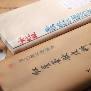 红星墨歆皮料宣纸正宗安徽泾县手写书法作品宣纸楮皮纸书画纸