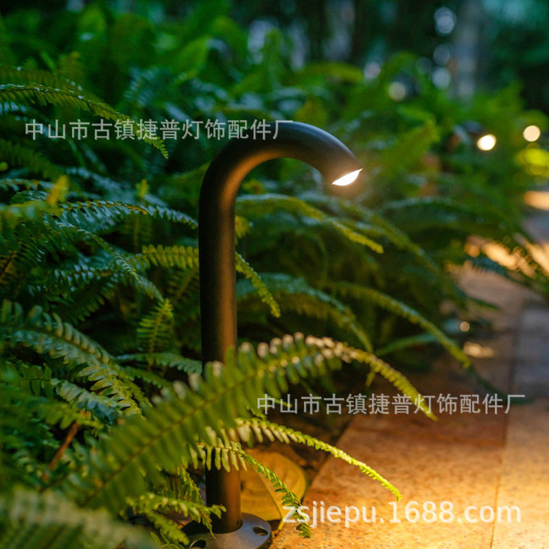 水管草坪灯简约别墅庭院灯户外led花园草坪灯室外园林路灯草地灯