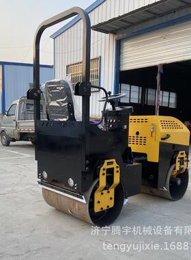 济宁小型驾柴式压路扶座机哪家便HVZ宜手单轮油汽油压实机压路机