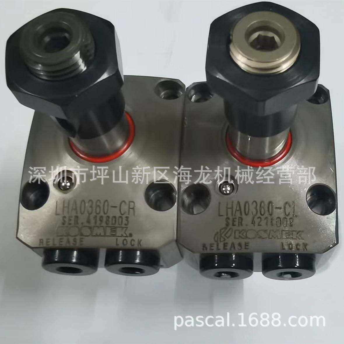 KOSMEK考世美油压复动旋转夹紧器LHA0400-CL/LHA0400-CR旋转缸