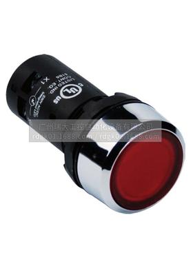 ABB紧凑黄色CP2型自锁平头按钮带CP-KDT33Y2-10;1灯0116187