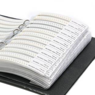 贴片电阻本电容本0201 0402 0603 0805 1206电阻包电容包样品本