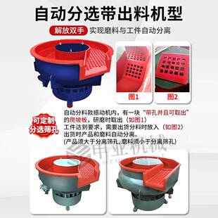 振动抛光机震动研磨机螺旋光饰机水磨机工业五金去毛刺倒角机