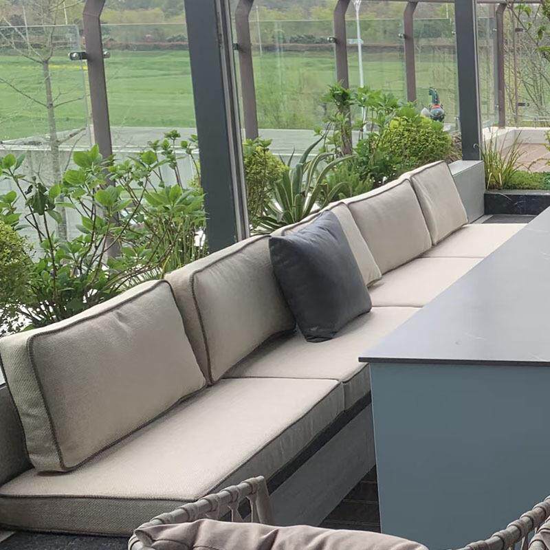 户外防水防晒坐垫椅垫飘窗卡座方形垫子海绵座垫室外用防潮