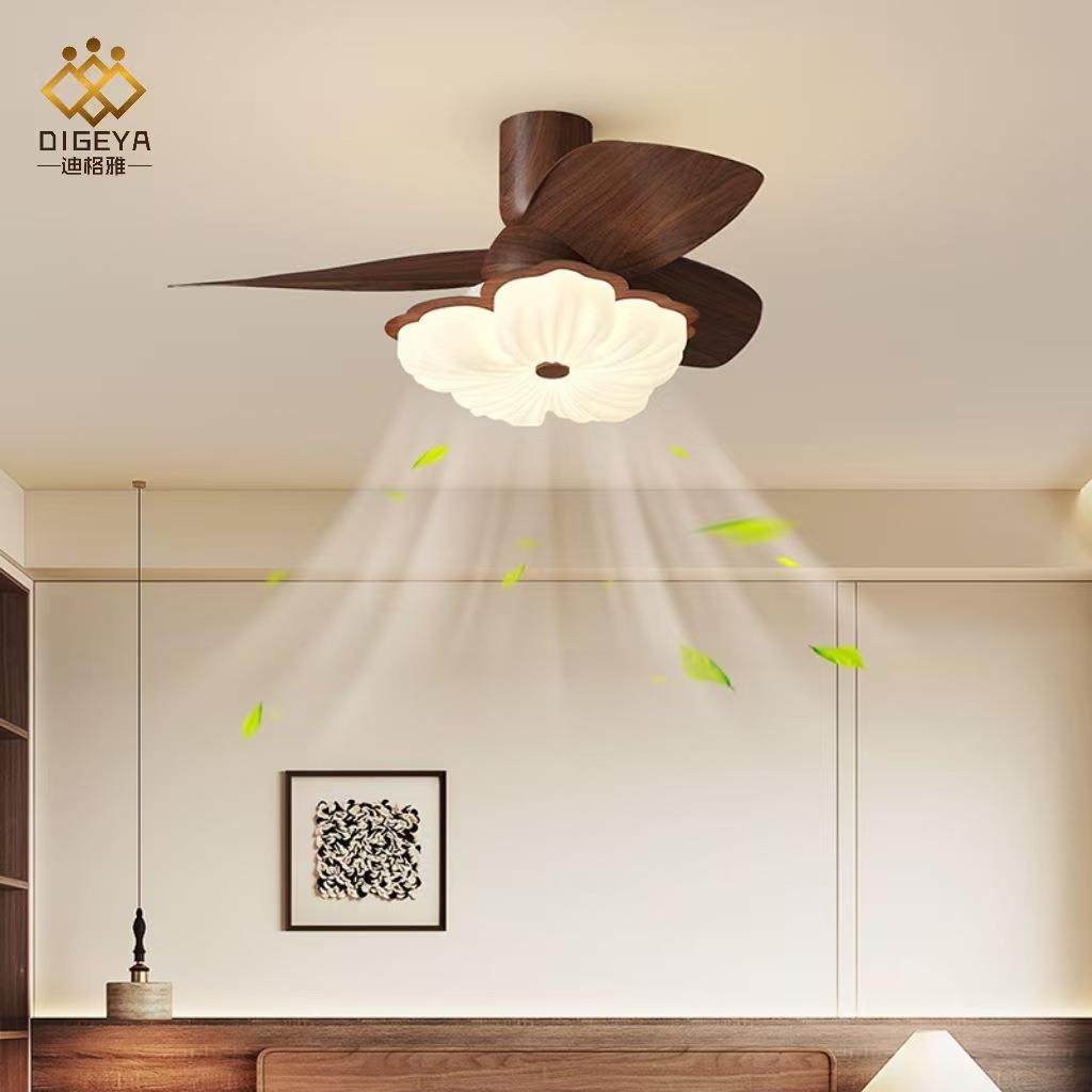 迪格雅复古卧室民宿智能静音一体风扇灯简约奶油风儿童房护眼灯具,电子元器件市场,其它元器件,淘宝优惠券,粉丝福利购,淘宝优惠卷