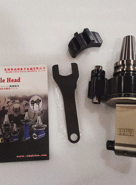 加工中心侧铣头CNC90度牙角度头头动力铣削直角攻钻孔BT40BT50ER