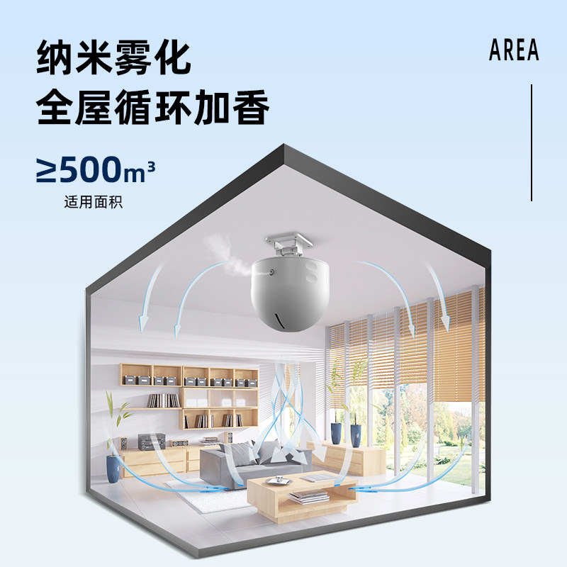 蒂菲森香薰机酒店吊顶吸顶式扩香机服装店商用加香机自动喷香机