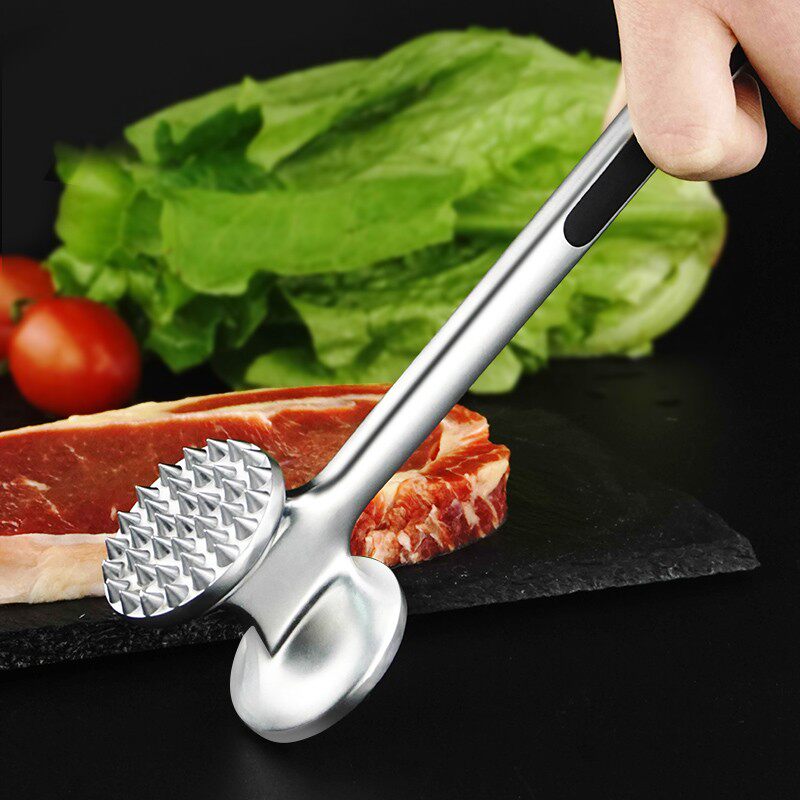 Ectia 厨房牛排松肉锤大扒敲肉锤扎肉断筋器嫩肉拍打肉锤子家用