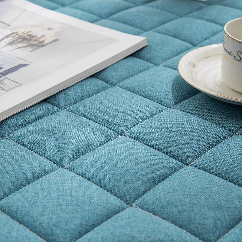 加厚亚麻防滑飘窗垫子通用垫阳台四季现代毯窗台定做榻榻米简约垫