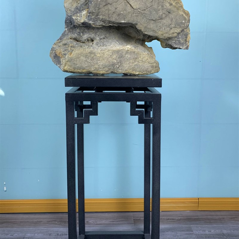 卖家装饰可旋转石雕艺术品展架室内客厅多层铁艺电镀烤漆花架搁架