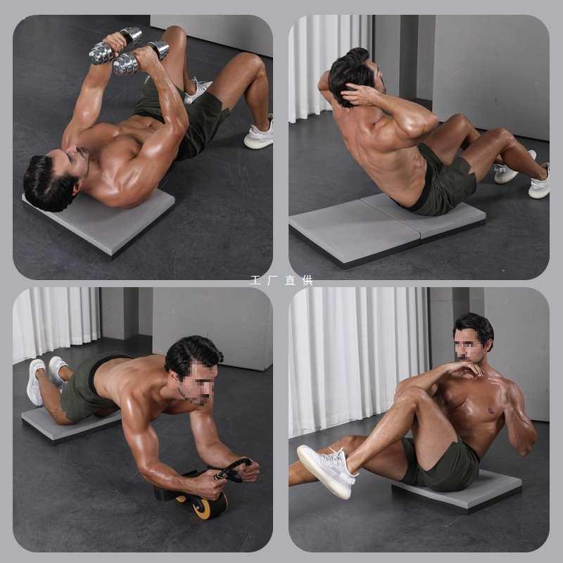 健身垫男哑铃卧推平衡软垫健腹轮跪垫加厚海绵推胸缓冲训练垫
