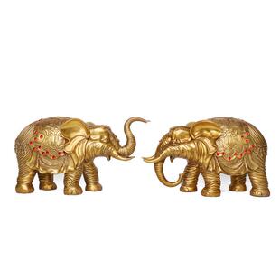 杨铜记 居家装饰品如意吉祥对象摆件 铜大象 大象 新对象