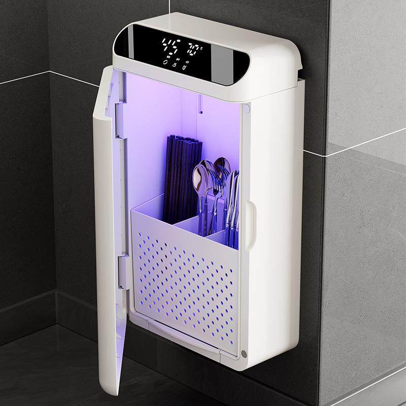 高端智能消毒烘干筷笼家用筷子筒无痕壁挂式收纳盒餐具筷笼一体机,电子元器件市场,其它元器件,淘宝优惠券,粉丝福利购,淘宝优惠卷