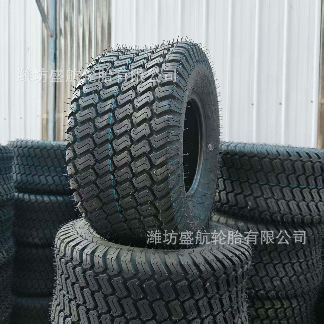 ATV电动巡逻观光车真空轮胎18*8.50-8耐磨草地花纹轮胎 可配钢圈