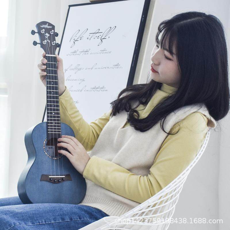 23寸、26寸单板珊瑚蓝尤克里里小吉他卡提西桃花心初学练习乐器赞,电子元器件市场,其它元器件,淘宝优惠券,粉丝福利购,淘宝优惠卷