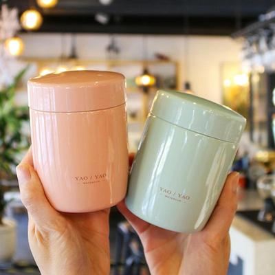 保温杯宽大口径女士高颜值网红上班316不锈钢装粥汤学生焖烧水壶