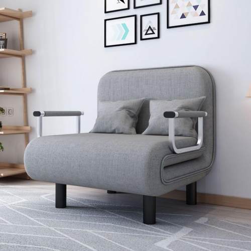 沙发床折叠多功能布艺网红款单人床家用小户型双人坐卧沙发床两用