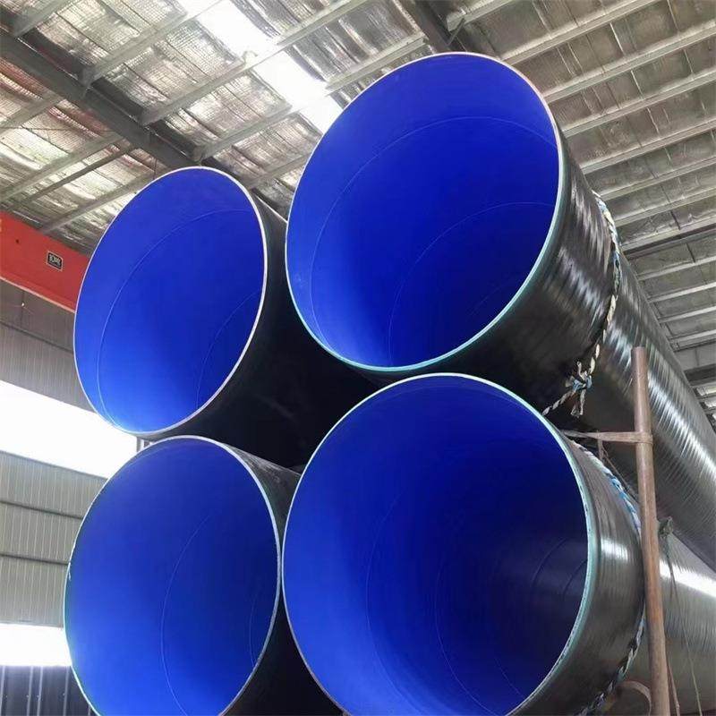 大口径排水管DN600给排水螺旋焊管厂家三油两布87 10给水螺旋钢管