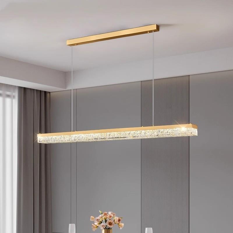 高档意式轻奢智能全光谱无频闪护眼树脂家居餐厅吧台茶桌室铜吊灯