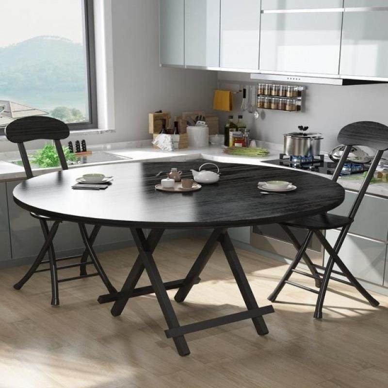 圆桌子折叠餐桌 家用 简易圆形饭桌大桌子小户型租房宿舍桌椅便携,电子元器件市场,其它元器件,淘宝优惠券,粉丝福利购,淘宝优惠卷