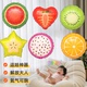 水果西瓜婴儿宝宝月龄绑腿追视玩具满月百天铝膜冲氦气球飘空